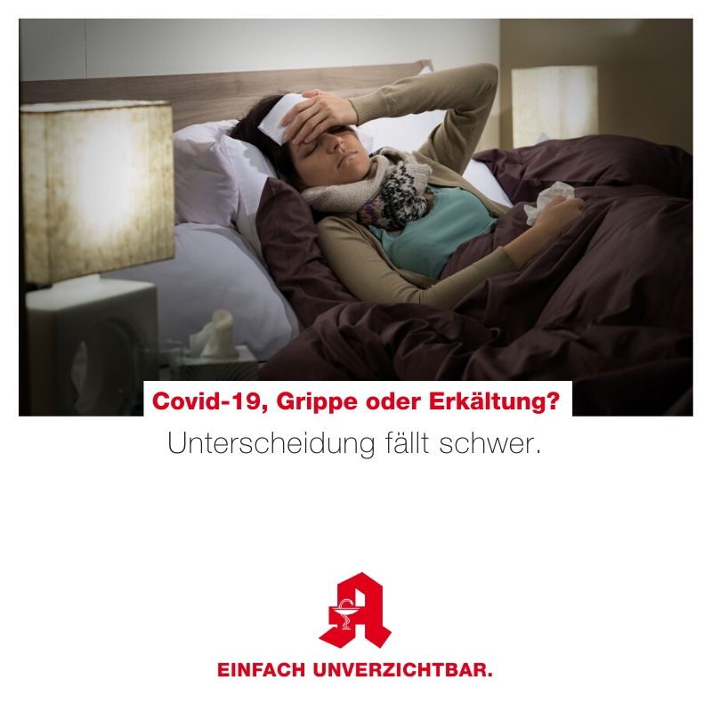 Corona, Grippe oder Erk�ltung