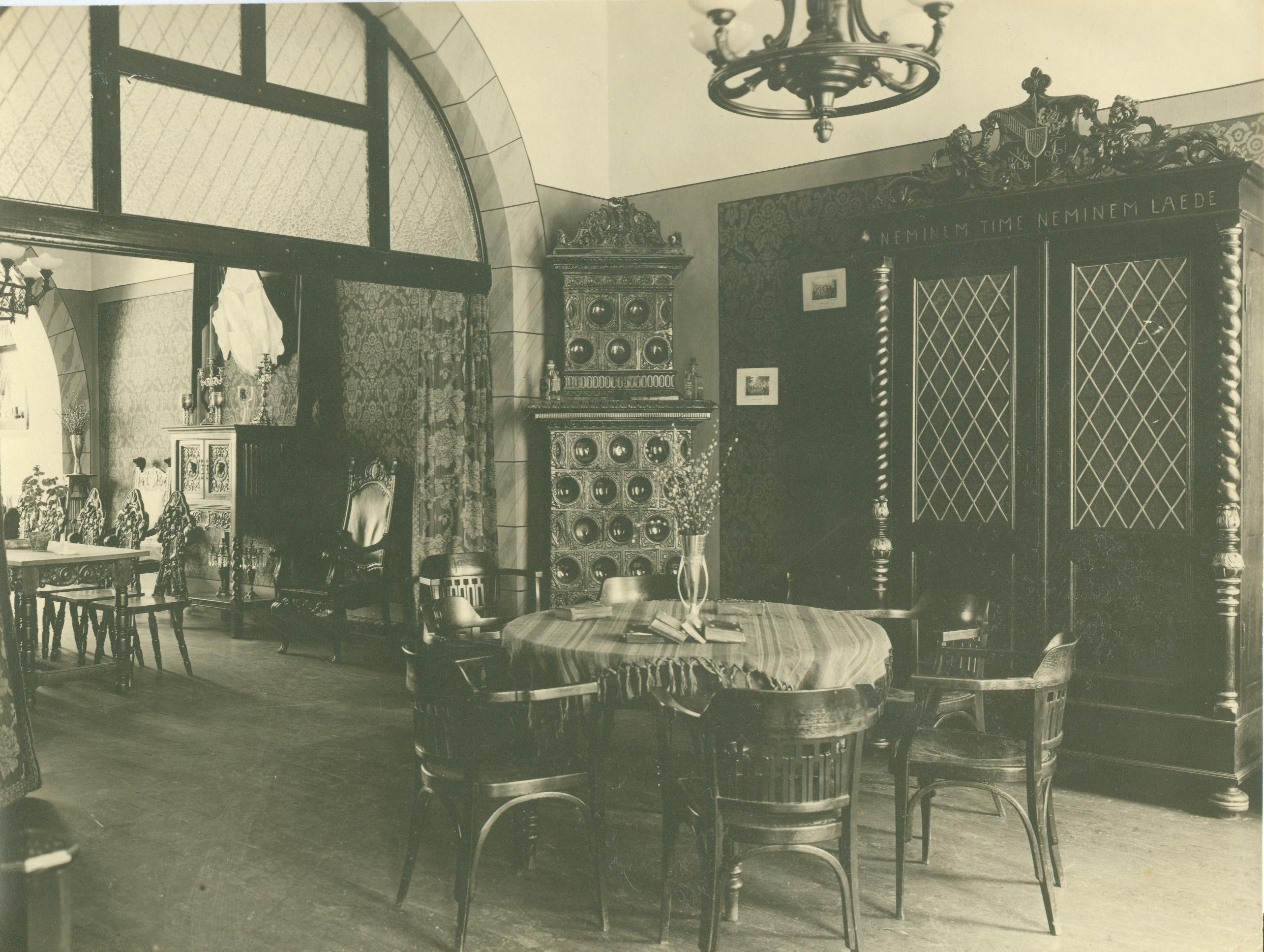 1929 - Empfang im Erdgeschoß
