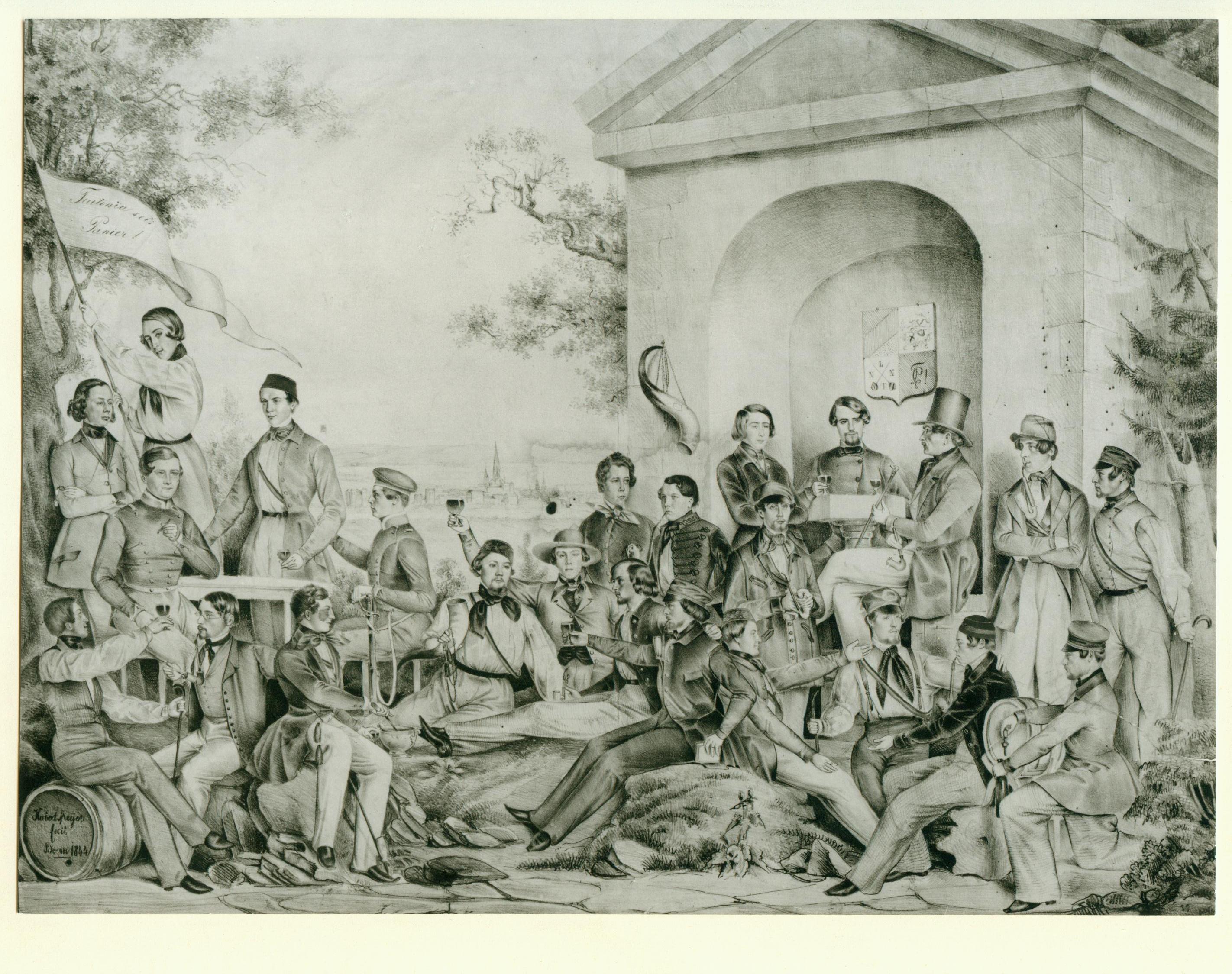 1844_Teutonia_am_Foveauxhäuschen