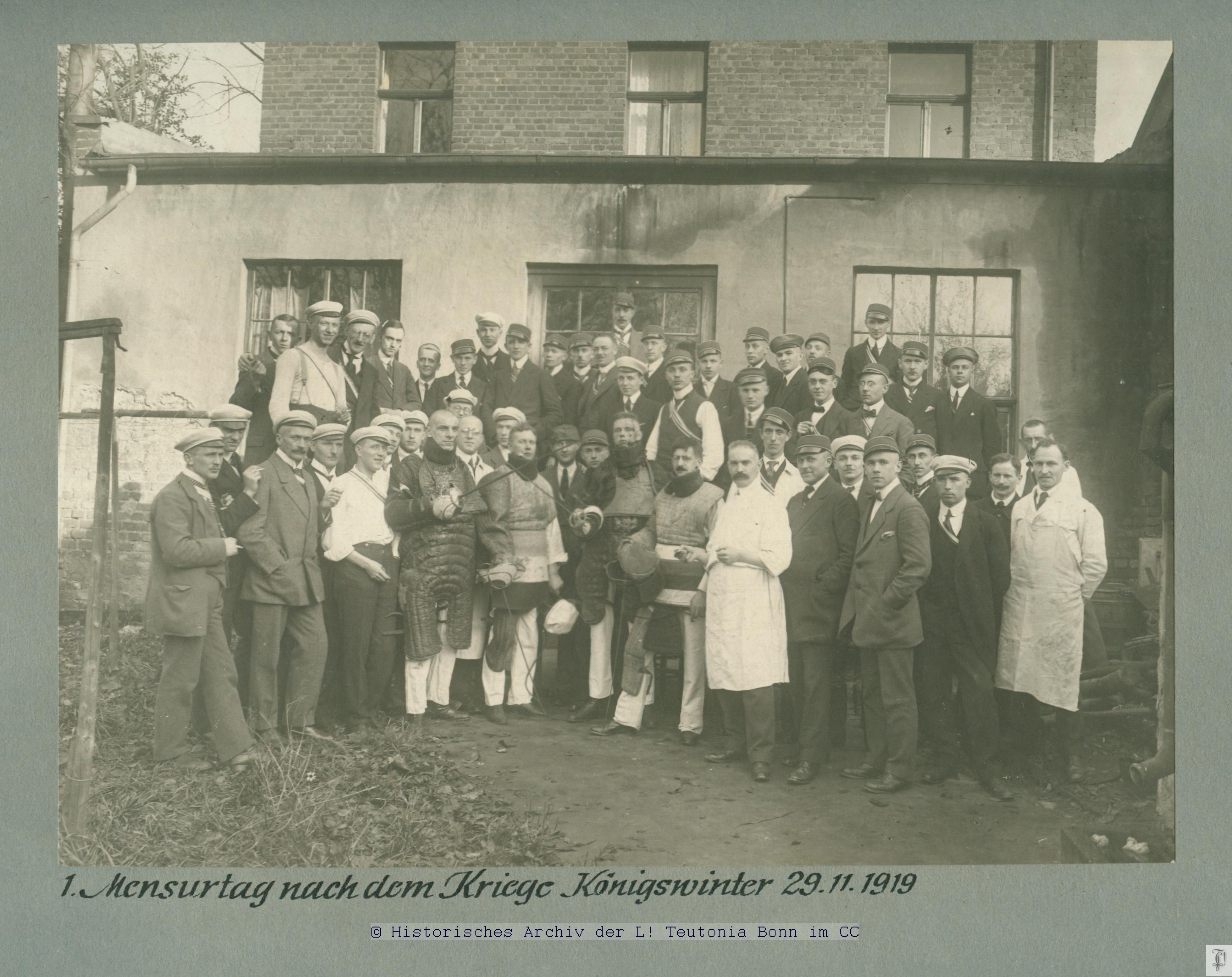 1.Mensurtag nach dem Kriege in Königswinter | L! Tuisconia Bonn