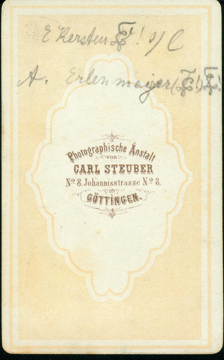 Verdensia G�ttingen im Album von Erlenmeyer II Teutoniae Bonn